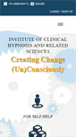 Mobile Screenshot of instituteofclinicalhypnosis.com